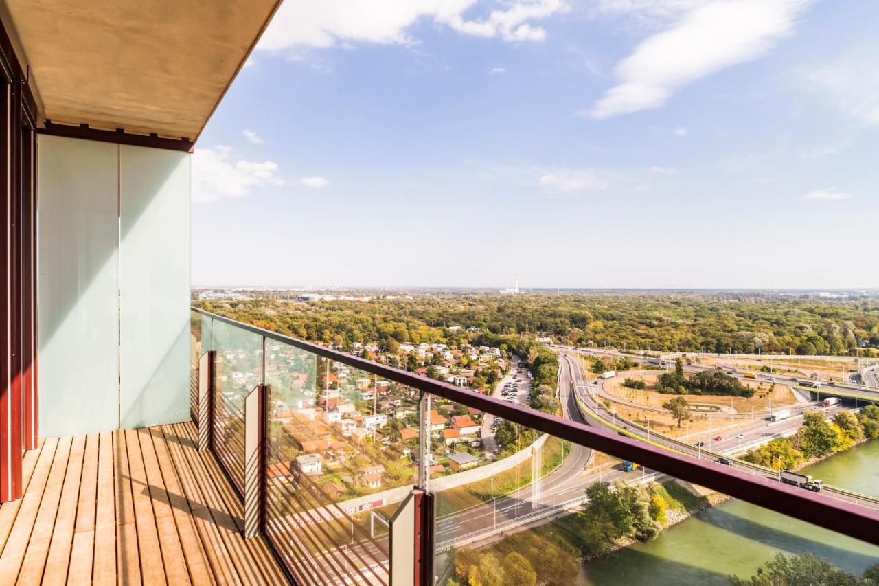Triiiple Tower Dream Apartments With Rooftop-Summer-Pool ウィーン エクステリア 写真
